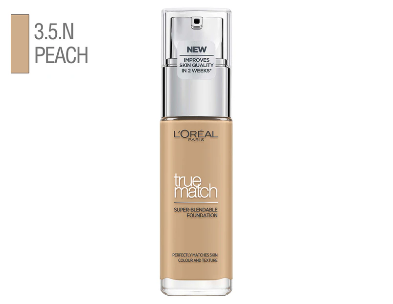 L'Oréal Paris True Match Liquid Foundation 30mL - #3.5.N Peach