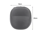 Protective Bag Pressure-resistant Dust-proof Hard Shell Headphone Storage Pouch for AKG K121/K121S/K141-Black