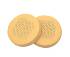 1 Pair Headphone Cushions Replaceable Noise-insulation Breathable Wireless Headphone Sleeves for JBL DUET BT-Yellow