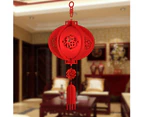 Happy New Year Chinese Red Lucky Lantern Hanging Spring Festival Home Decoration-Red