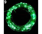 Battery Operated Romantic Mini LED Copper Wire String Fairy Lights 2M/3M/4M-Green