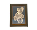 USB Bear Flower Heart Photo Frame Romantic Wooden LED Household Night Light Gift-06