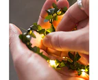 3/5/10m Copper Wire Leaf LED Fairy String Lights Garland Wedding Party Decor-2M