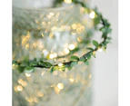 3/5/10m Copper Wire Leaf LED Fairy String Lights Garland Wedding Party Decor-10M
