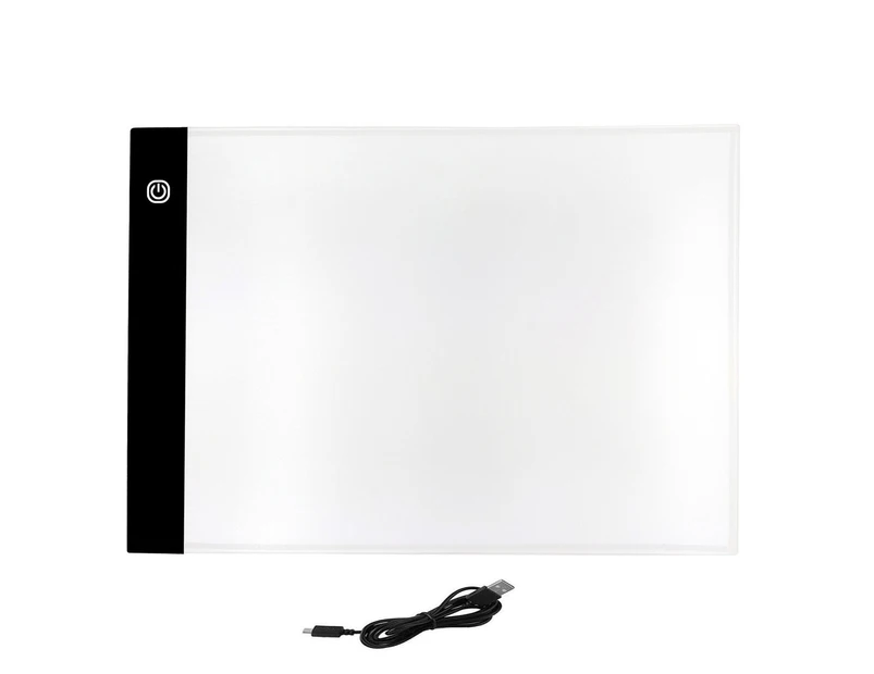 1 Set A3 Drawing Board Brightness Adjustable Glare Free Ultra-thin Easy Carrying Create Paintings Plastic USB Powered LED Copy Board Light Pad Set-2#
