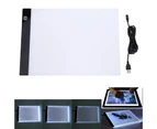 1 Set LED Copy Board Dimmable Ultra-thin Glare Free Create Paintings Plastic A4 LED Copy Board Writing Tablet Educational Toy-3#