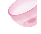 Mixing Bowl Food Grade Stackable PP Wide Application Mixing Bowl Cream Butter Bowl for Household -Pink