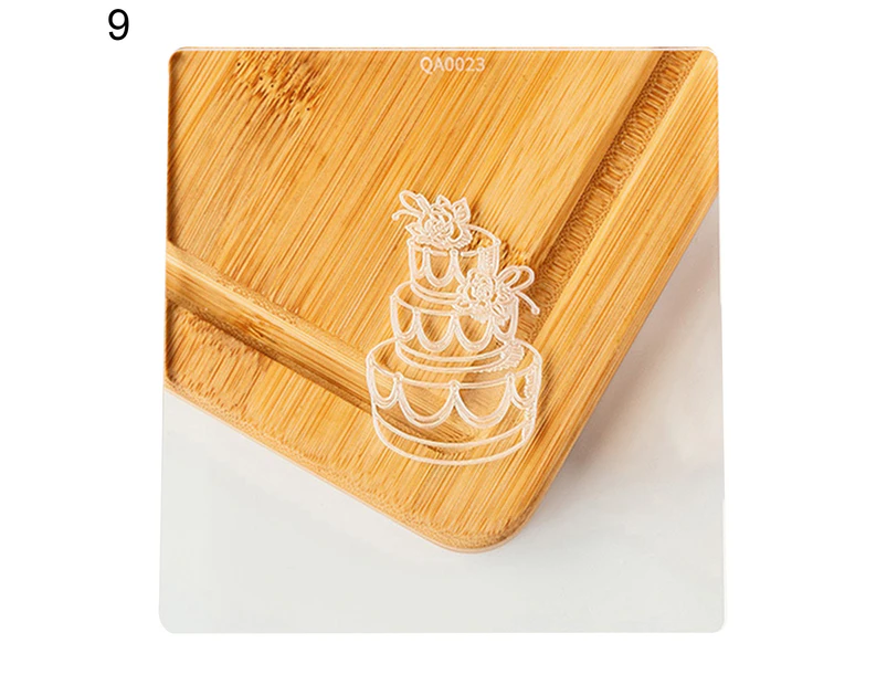 Cookie Cutter Wedding Ceremony Design Heat-Resistant Plastic Pastry Dough Embosser Mold Kitchen Accessories-19#