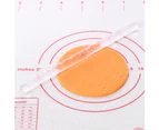 Flower Moon Star Embossing Rolling Pin DIY Dough Cookie Pizza Decorating Roller-1#
