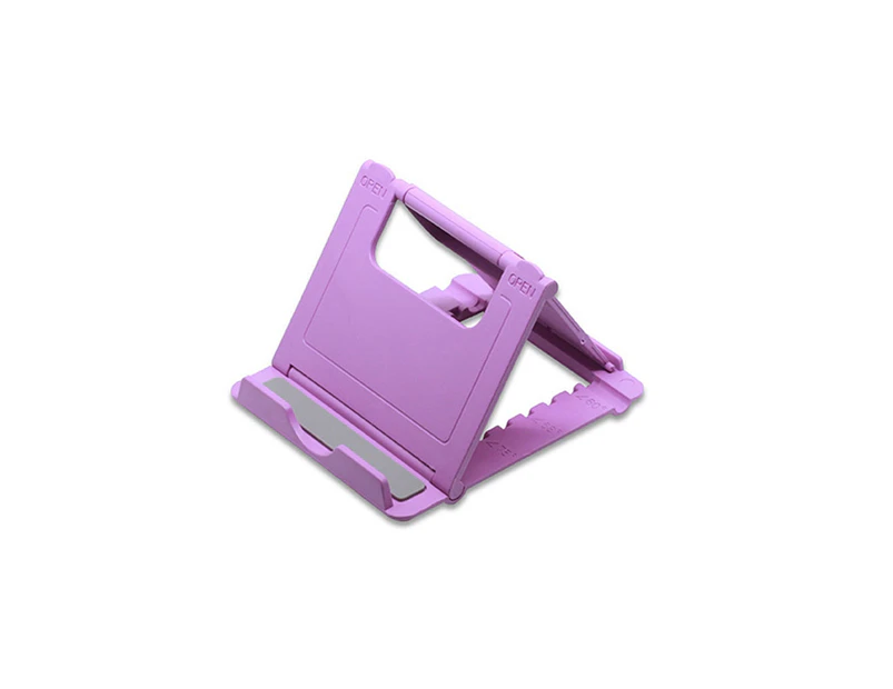 Universal Adjustable Table Desk Mobile Phone Holder Support Tablet Stand Bracket-Purple