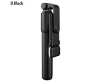Selfie Stick Extendable 360 Degree Rotation Taking Photos with Fill Light Bluetooth-compatible 4.0 Cell Phone Selfie Tripod for Video Shooting-Black