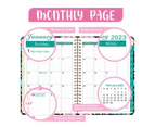 Schedule Book Multifunctional Efficiency Manual Time Management 2023 A5 Wire-O Binding Weekly Planner Notebook Office Supplies-1#