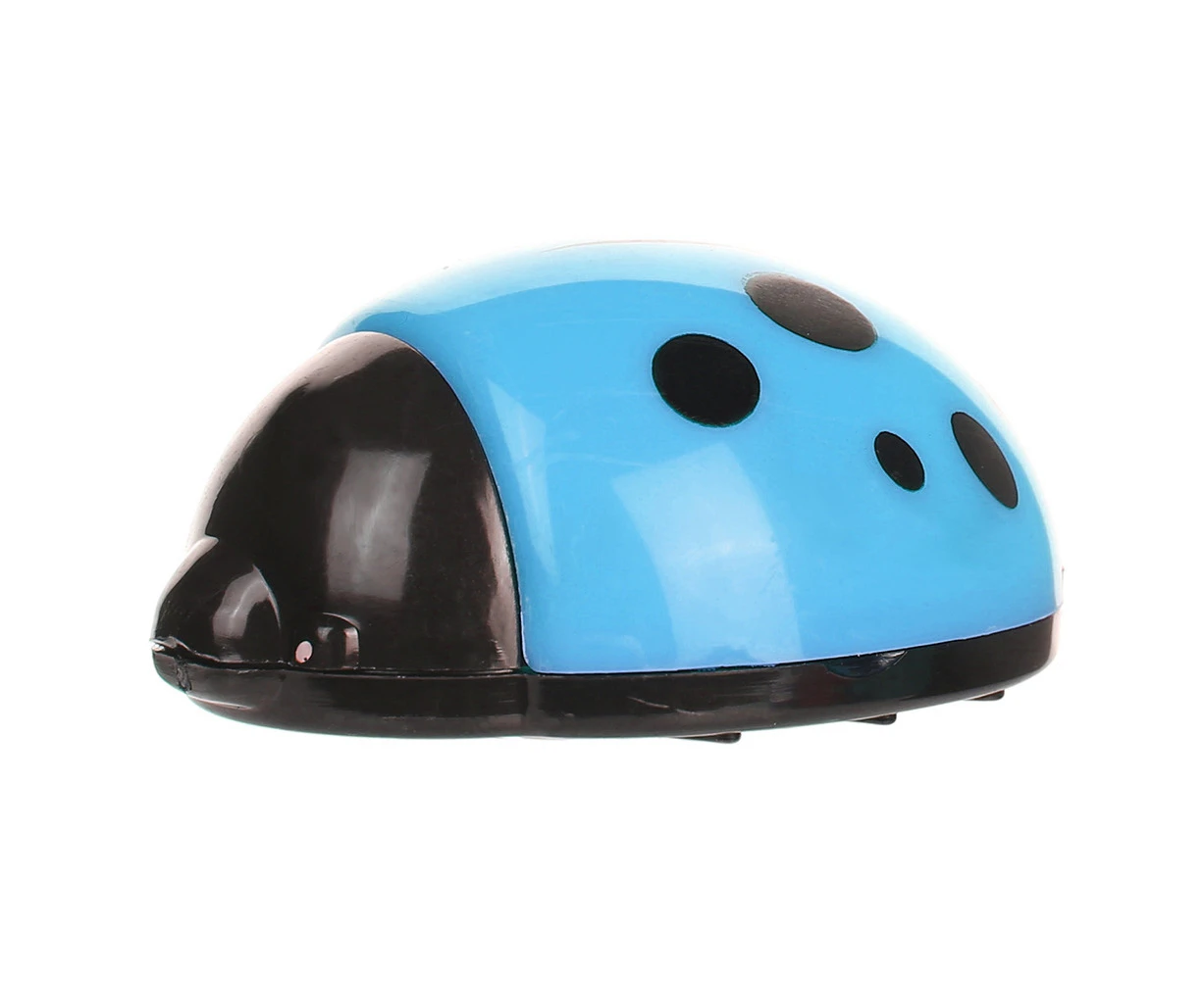 Cute Ladybird Dual-Hole Pencil Sharpener Students Stationery School Supplies-Blue