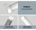 Emitto 1Pcs LED Slim Ceiling Batten Light Daylight 120cm Cool white 6500K 4FT - White