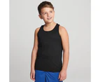 AWDis Just Cool Childrens/Kids Plain Sleeveless Vest Top (Jet Black) - RW4813