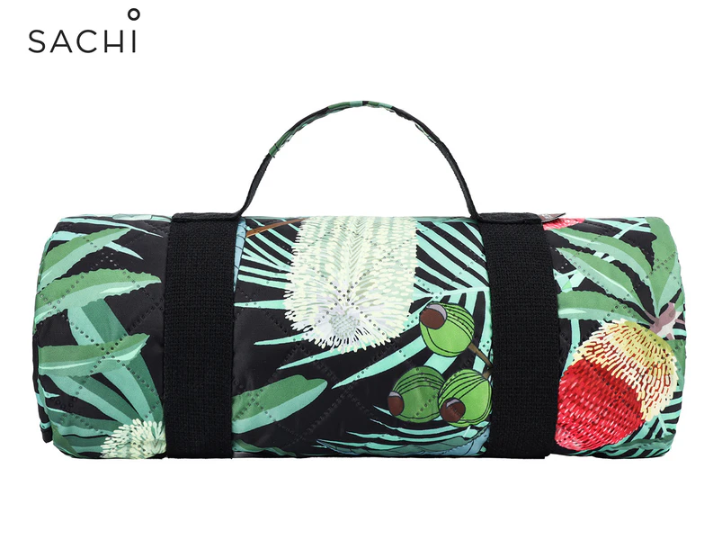 Sachi 175x142cm Picnic Rug w/ Handle - Banksia