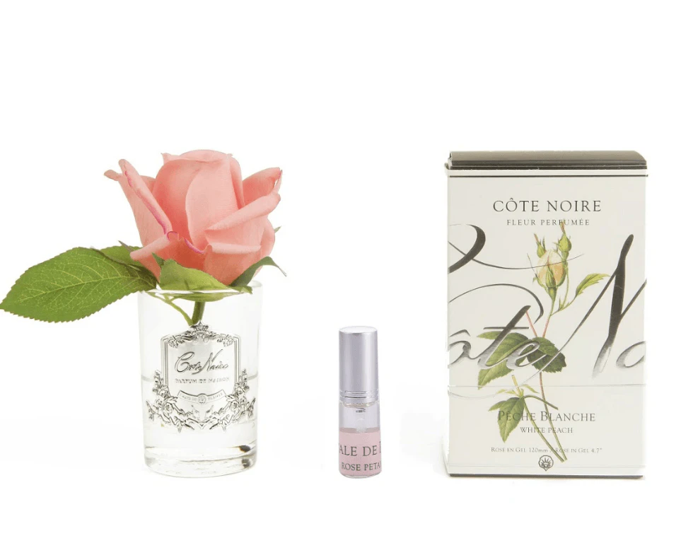 Cote Noire Perfumed Natural Touch Rose Bud - Clear - White Peach - Gmr45