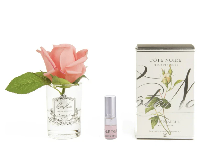 Cote Noire Perfumed Natural Touch Rose Bud - Clear - White Peach - Gmr45