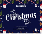 Kids Christmas Socks | Sock Snob | Novelty Fun Pattern Xmas Gift Socks for Boys & Girls - 24 Pack