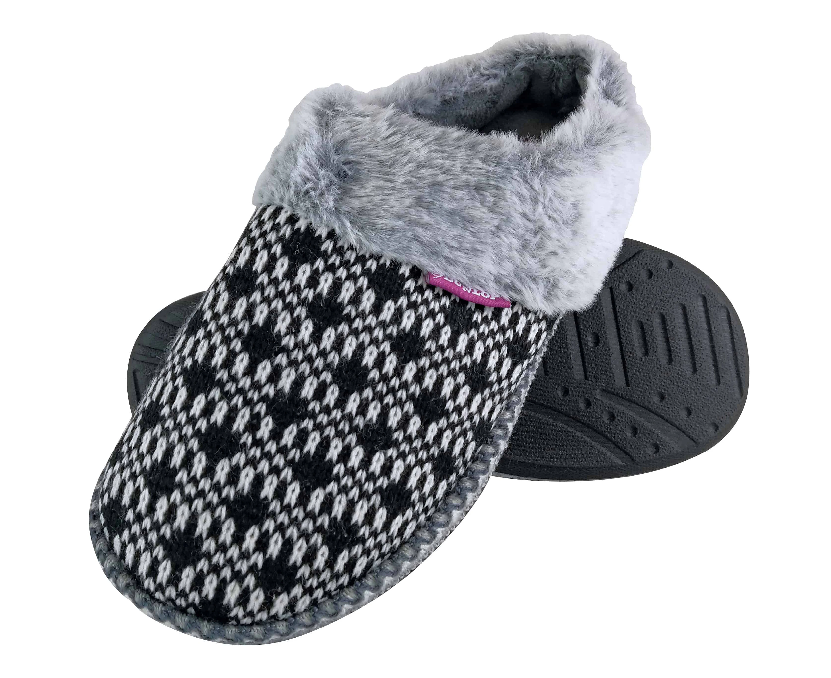 Dunlop - Ladies Adjustable Wide Fit Memory Foam Floral Velcro