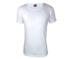 Heat Holders - Mens Cotton Thermal Underwear Short Sleeve T Shirt Vest - White