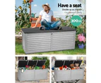 Gardeon Outdoor Storage Box Bench Seat 390L