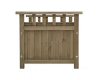 Gardeon Outdoor Storage Box Wooden Garden Bench Chest Toy Tool Sheds Furniture