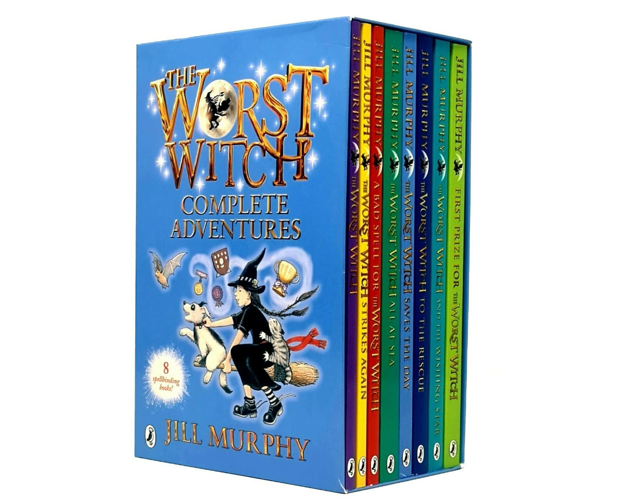 The Worst Witch Complete Adventures 8-Book Paperback Box Set by Jill Murphy