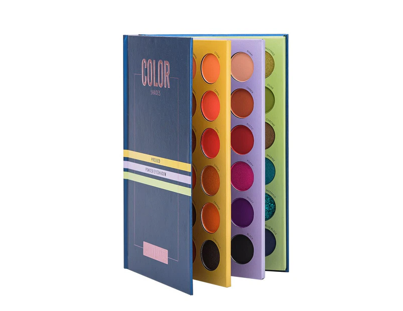60-color eyeshadow palette fluorescent professional makeup set