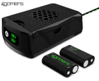 4Gamers XBOX Dual Rechargeable Battery Packs With Charging Box - Black