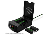 4Gamers XBOX Dual Rechargeable Battery Packs With Charging Box - Black