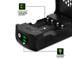 4Gamers XBOX Dual Rechargeable Battery Packs With Charging Box - Black