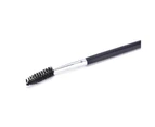 Dual Ended Brow Brush and Spool - Angled Brow Brush for Precisely Applying and Blending Brow Powder, Wax and Gel - Vegan and Cruelty Free