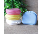 Portable Dental Retainer Denture Box False Tooth Mouthguard Storage Container