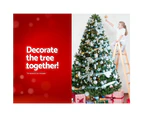 Jingle Jollys 2.1M 6FT 200cm Christmas Tree Xmas Decoration Home Decor 1250 Tips Green