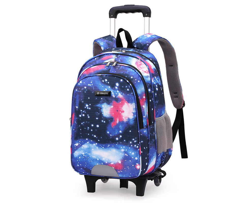 Boys Rolling Backpack Elementary and Middle School Trolley School Bag ...