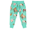 Bonds Toddler/Kids' Hipster Trackpants / Tracksuit Pants - Countryside Horse Lagoonaluka