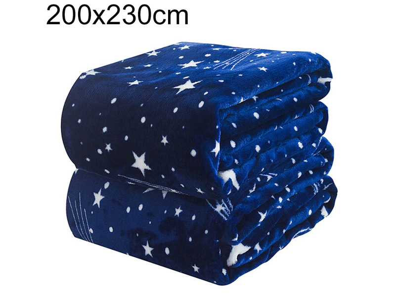 Super Soft Warm Star Plush Sofa Bedding Throw Blanket Cover Sofa Bedroom Decor-200*230cm