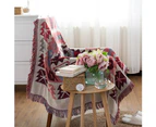 Sofa Cover Couch Chair Throw Blanket Tassel Rug Lounge Bed Sheet Tapestry Decor-130cm x 180cm