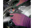 3 pairs of multi-purpose work gloves with a little palm garden planting color matching labor gloves - Grey