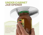Under Cabinet Jar Opener,Lid Gripper Tool Easily Grip and Unscrew