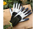 1Pair Breathable Non-slip Waterproof Gardening Pruning Gloves Protective Cover-S