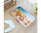 40 x 60cm Sea Shell Home Bathroom Kitchen Anti-Slip Floor Mat Bedroom Carpet-1#