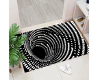 Floor Mat Printed Eye-catching Non-slip Decorative Living Room Bedroom Bathroom Area Carpet Decor for Daily Life-C