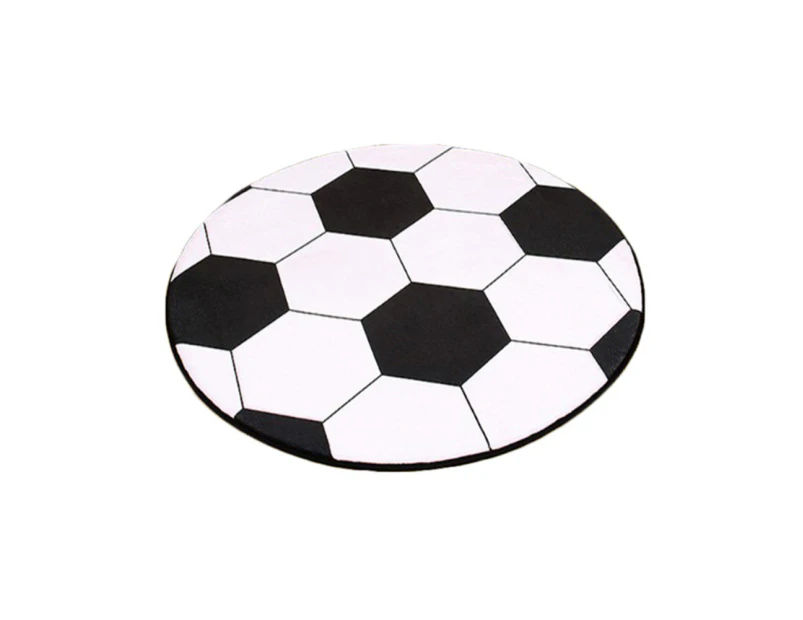 Dustproof Soccer Shape Rug Coffee Table Chair Floor Carpet Mat Pad Home Decor-80