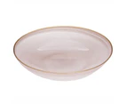 Ismay Round 2.25L Glass Salad Bowl Food Serving Soup/Rice Dish Dinnerware Pink