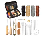 Sewing Kit 32Pcs Hand Sewing Set, Handmade DIY Leather Goods Making Hand Sewing Tools Leather Tool Set