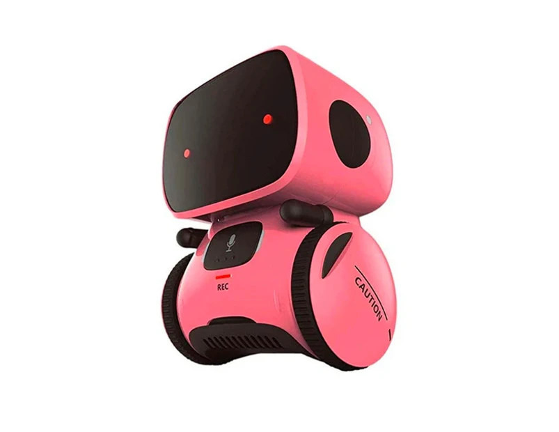 Interactive Voice Command Touch Control Smart Robot - Pink