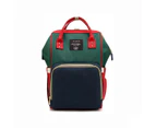 Fashion Baby Nappy Bag - Red green blue