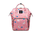 Fashion Baby Nappy Bag - Pink unicorn